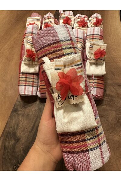 FollowForDesign 5 kişilik peştemalli Gelin Hamamı Seti, Hamam Seti, Hamam Hed...