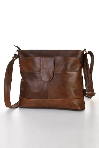 fubileather Geantă Messenger Crossbody din piele naturală