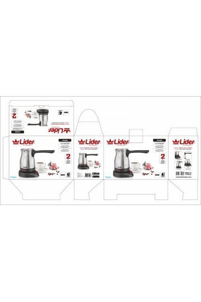 Lider Foam Electric Steel Coffee Pot Lk-317