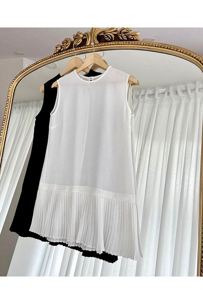 LUPY BLACK PLEATED INNENCE