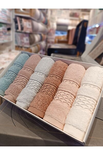 BELİNDA HOME Belinda Soflex 30x50 бавовняний 6-предметний комплект рушників