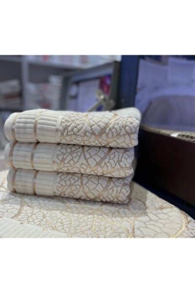 Nurpak 50x90 Османський оксамитовий жакардовий набір рушників з 3 предметів