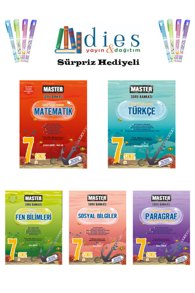 Okyanus Yayınları Okyanus Yay. 7. Sınıf Master Matematik + Türkçe + Fen B. + ...
