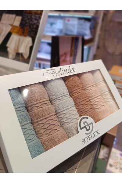 BELİNDA HOME Belinda Soflex 30x50 бавовняний 6-предметний комплект рушників