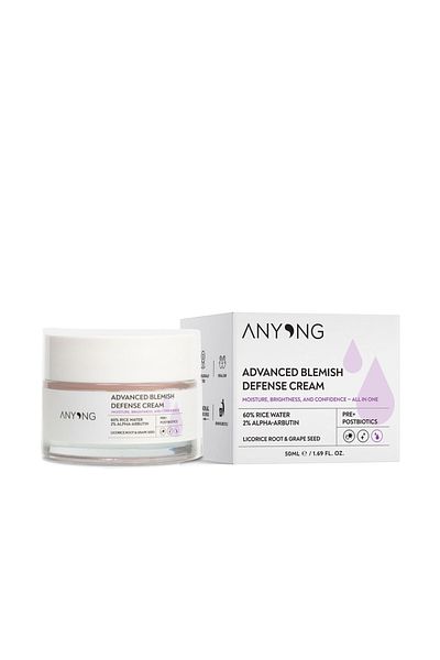 Anyong 50 ml Enhanced Anti-blemish - Brightening and Moisturizing Cream (60% Rice Water & 2% Alpha Arbutin)