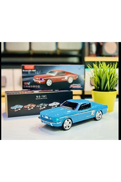 ErginGroup 1967 Model Mastang Klasik Araba Kablosuz Bluetooth Hoparlör Speake...
