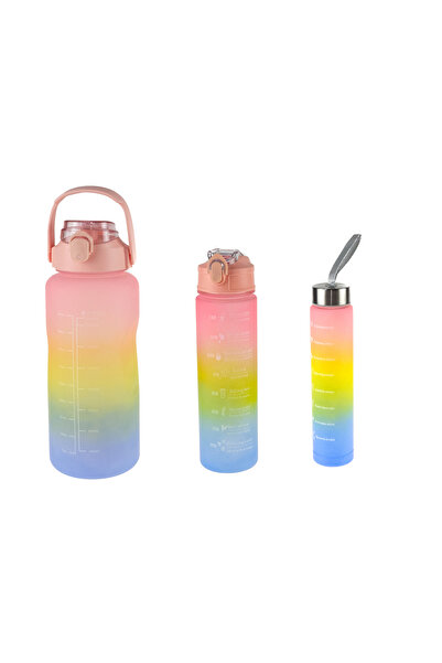 Erzi Matara Üçlü Set 2000 Ml 900 Ml 300 ML Pembe