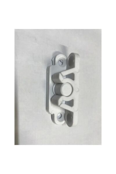 ustundaghm - 5 Adet Plastik Pvc Sineklik Kapı Çıtçıt Tutucu Beyaz