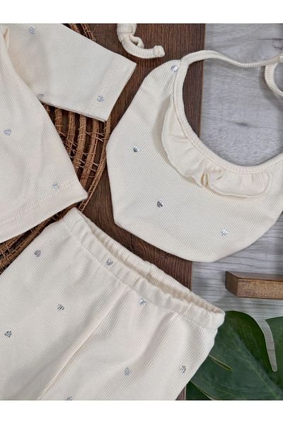 Bolly Baby Organic Cotton Baby Girl Hospital Release Set of 5