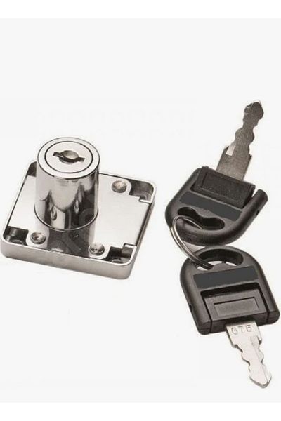 ERA 1 Piece Drawer Lock Square
