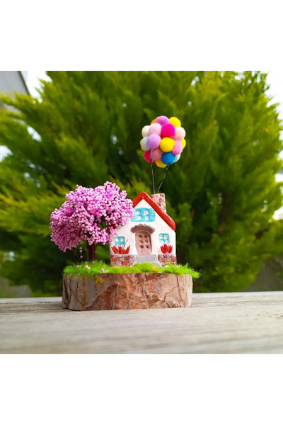 Home Dekoratif Kırmızı Balon Ev