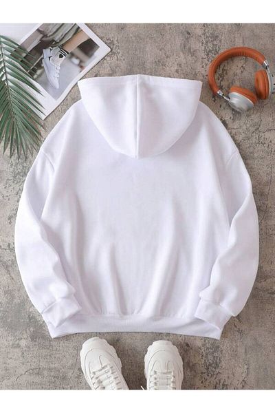 VİPER Oversize Hoodie Cotton Pixel Printed