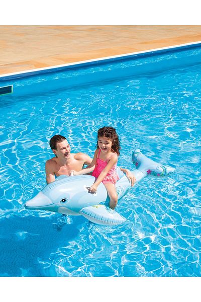 Intex Dolphin Dolphin Kids Inflatable Rider - Sea and Pool 175x66 cm