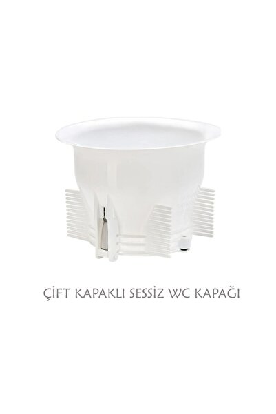 Entude Koku ve Haşere Önleyici Çift Kapaklı Sessiz Wc Tuvalet Kapağı