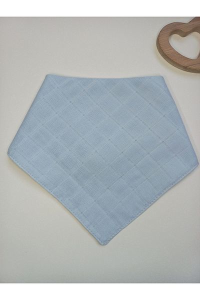 sbbaby Muslin Baby Food Bib with Wooden Clip Pacifier Strap Set of 3
