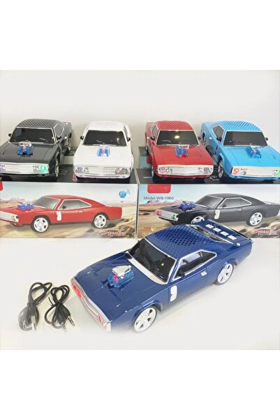 ErginGroup 1968 Model Taşınabilir Klasik Araba Kablosuz Bluetooth Hoparlör Sp...