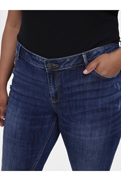 Veromoda Curve Jeans mit mittelhohem Bund und schmaler Passform