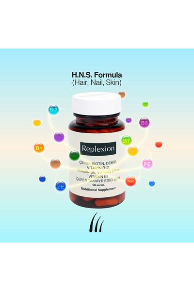 Replexion H.N.S. (Hair,Nail,Skin) 90 Capsules Food Supplement