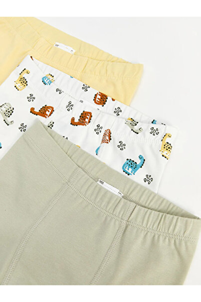 LC Waikiki LCW baby Beli Lastikli Baskılı Erkek Bebek Boxer 3'lü