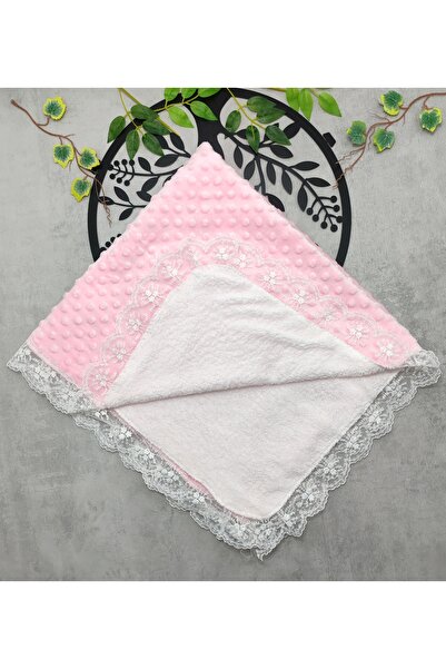 Kerimino بطانية أطفال من الصوف المجعد بالحمص