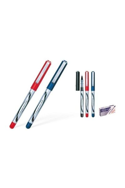 Aihao Roller-tıp Pen 3'lü Siyah Mavi Kırmızı Set Aıhao