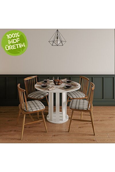 Ankara Orman Ürünleri Nortic Yuvarlak Masa - %100 Mdf