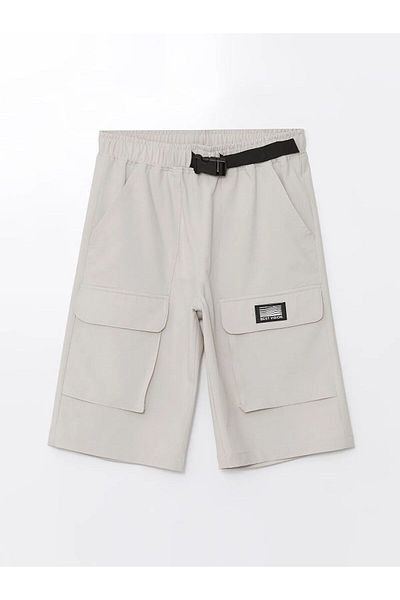 LC Waikiki LCW Kids Boys Cargo Shorts - Comfortable Fit and Elastic Waist
