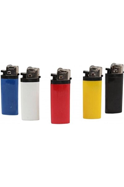 Toscow Taşlı Renkli Çakmak 5 Adet Tekrar Doldurulabilir