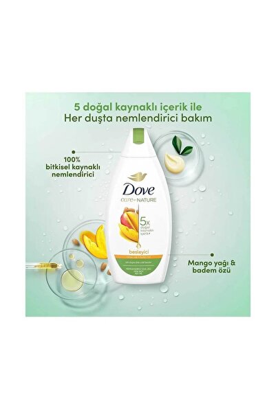 Dove Care nature mango yağı badem özlü duş jeli