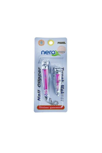 Nerox Tırnak Makası Set İkili Renkli