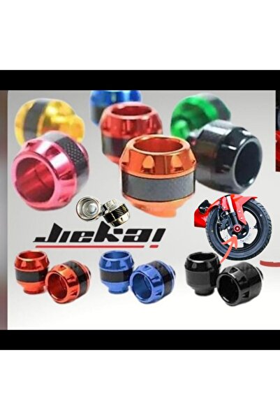 JİEKAİ HONDA PCX 125-150 UYUMLU MOTOSİKLET TEKER KORUMA TAKOZU AKS TAKOZ KIRM...