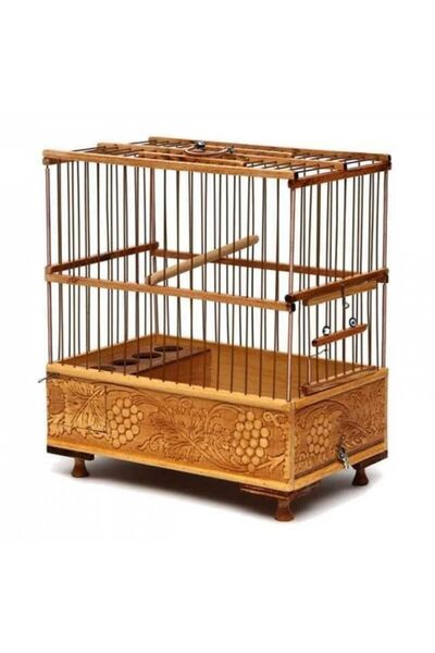 Genel Markalar Kuş Kafesi Telli işlemeli 17,5x29x30,5 Cm