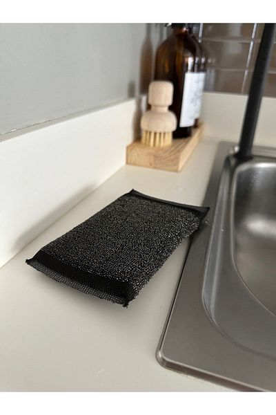 ZAN GLAN (2 Pieces) Magic Inox Stainless Wire Dishwasher Sponge Miss Clean