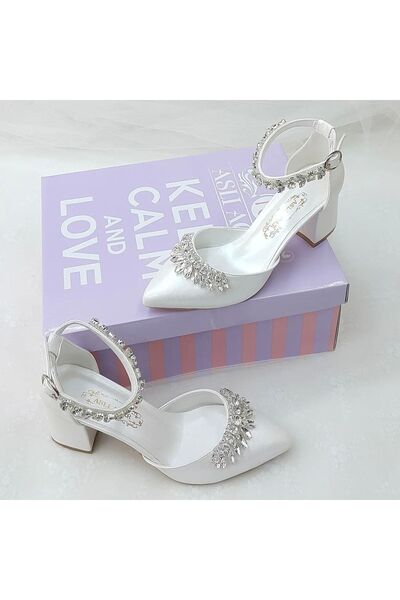 ASLIACAR Туфлі на підборах 65 см на шпильці з каменю для весільних суконь Aslı Acar