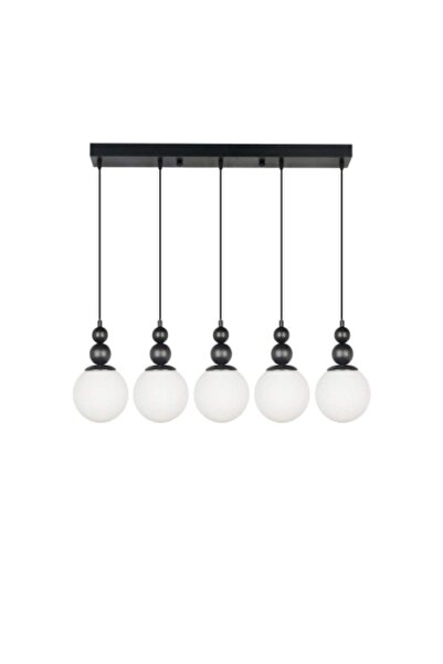 Genel Markalar spor 5 li avize beyaz camlı yemek masası