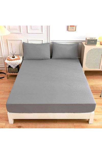 Juellhome 180x200 cm Double Cotton Akfil Bed Sheet Set with 2 Pillowcases - Luxury Product