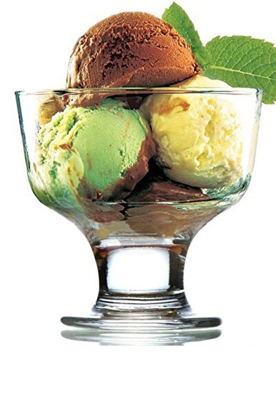 SWENCRAFT Lav Dessert Ice Cream Bowl Set of 6 Transparent Ice Cream Bowl-Dessert Serving 285 Cc