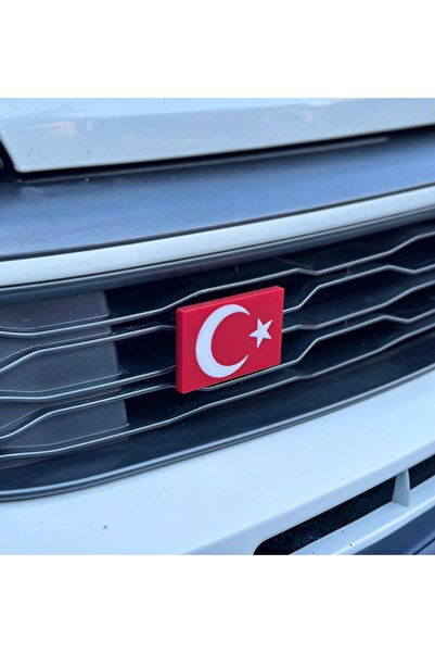 3dbaydesign Türk Bayrağı Pleksi Panjur Arması Vidalı