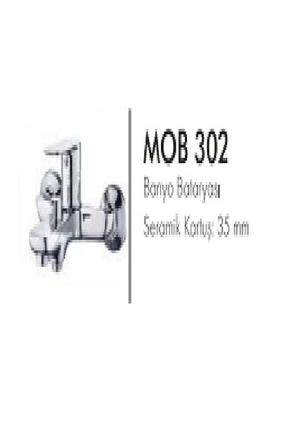 FLEKO BATARYA Fleko Mob302 Chrome Bath