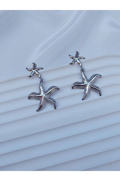 Alexis Carrel Starfish Patterned Women's Earrings