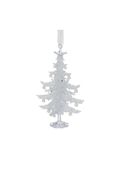 mutlu adım 1Pcs 7X13Cm Pine Tree Glossy Plastic