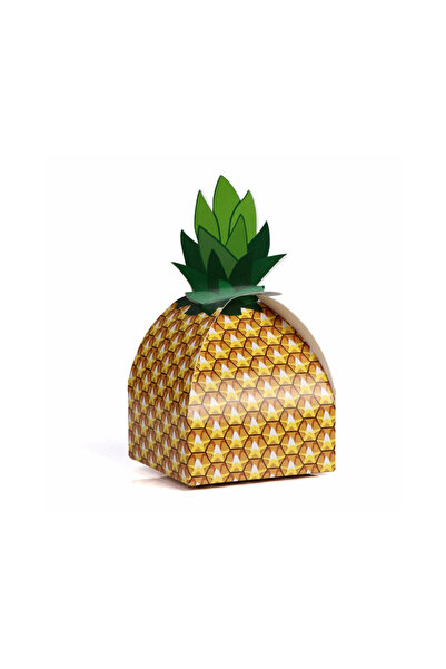 mutlu adım 10 броя 7x9 см картонена кутия Demonte Pineapple
