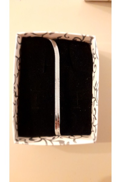 Opia JEWELRY Italian Silver Silver Bracelet - Steel Flat