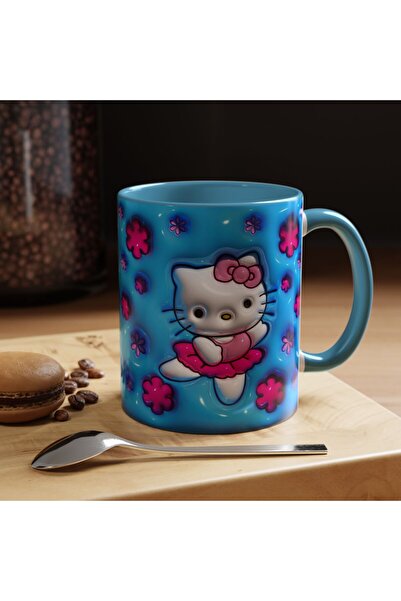 mug shop Hello Kitty Tasarım Çay-Kahve Kupası- Hediyelik Kupa Bardak