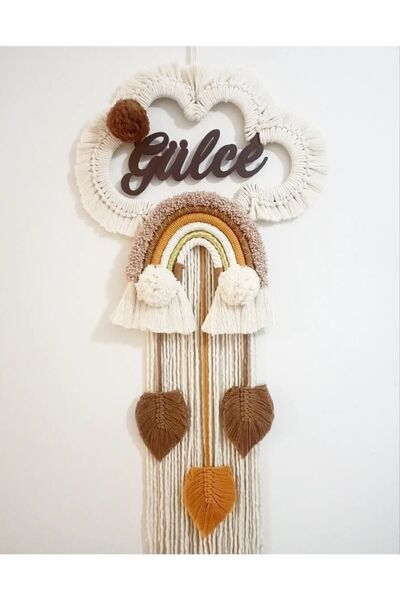 Şahran Ornament pentru ușa camerei copiilor, ornament pentru ușă din macrame