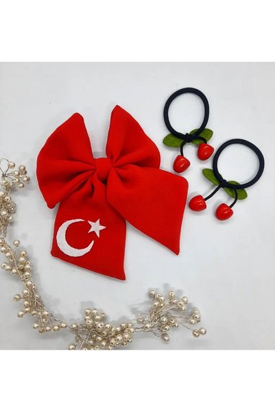 Yağmur مشبك العلم 23 أبريل 29 أكتوبر عيد الأطفال عيد الجمهورية الشريط الأحمر ...