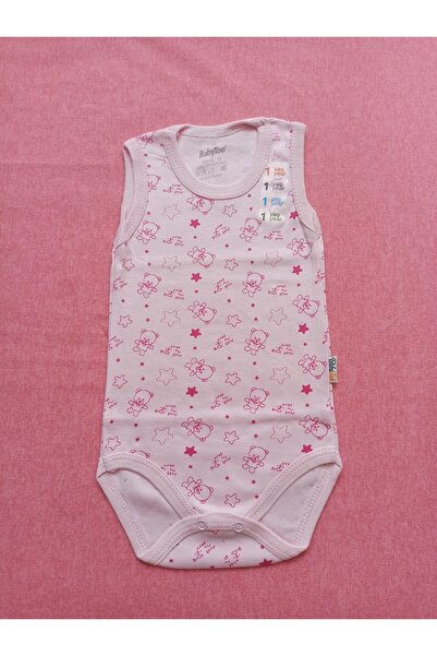 sevimli ayıcık askılı çıtçıtlı body 1-1,5 yaş