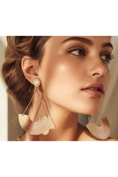 1PARÇAMAVİ New Season Clip-on Women's Cone - Non-perforated Ear Earrings