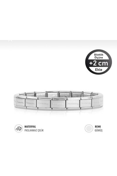 Mcgsteel ItalianCharmUnwritten Steel Bracelet with Gift Box