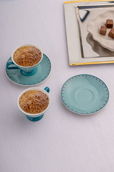 Emsan Hope 2 Kişilik New Bone Kahve Fincan Takımı 80 ml